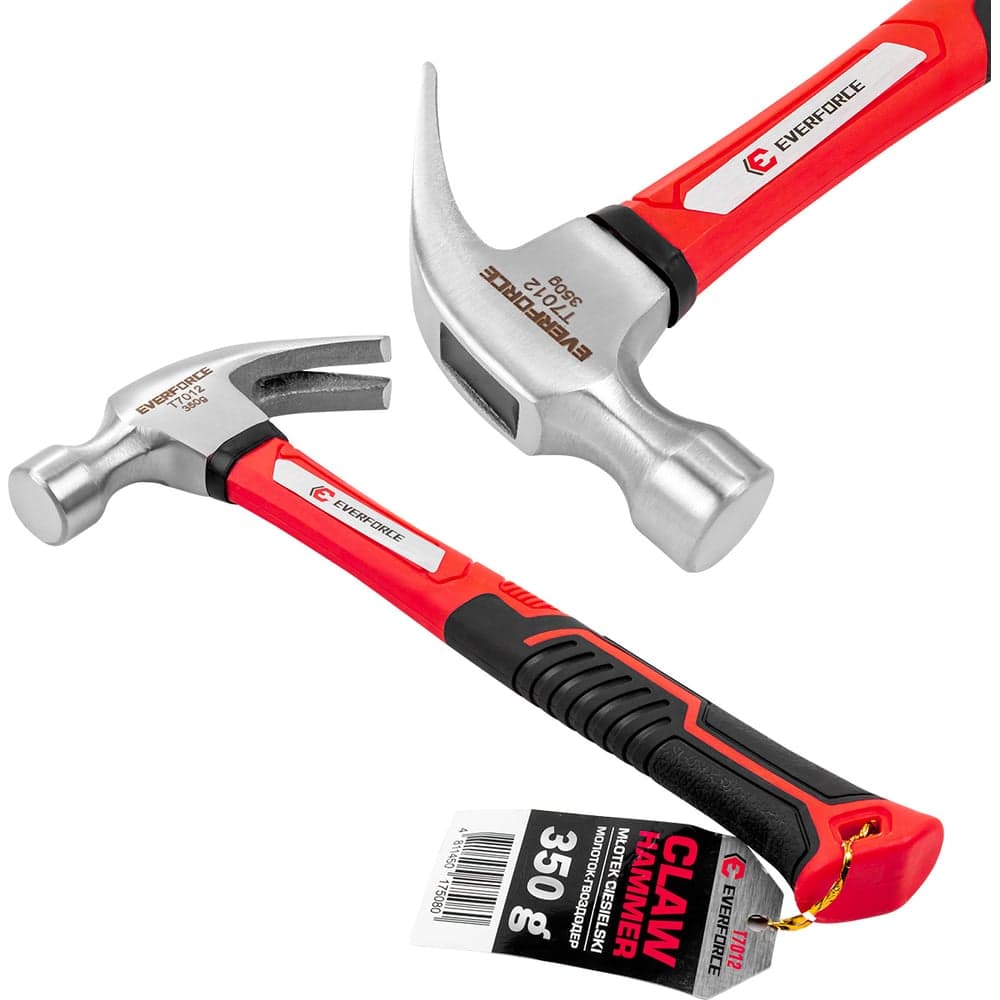Молоток-гвоздодер EVERFORCE 350гр EF-T7012(65269)