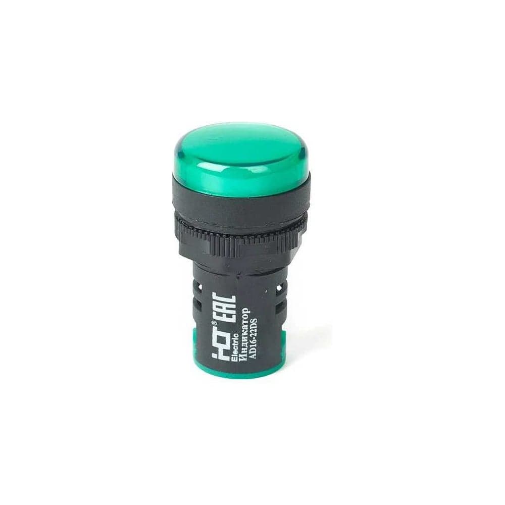 Лампа HLT AD16-22DS (LED) матрица d22мм зеленый 12В IP40 (10шт./уп) 085-06-15