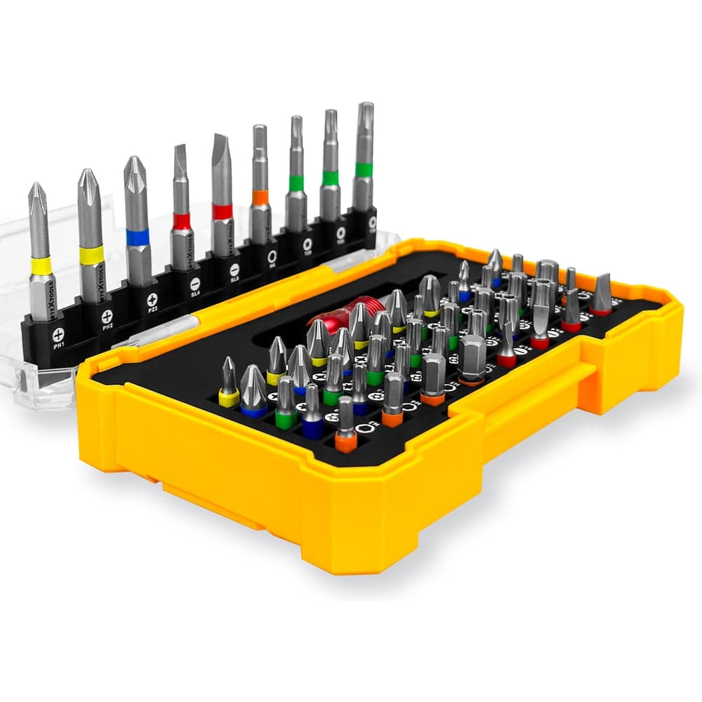 Набор бит Vertextools 50 предметов, адаптер, S2 0033-50-2