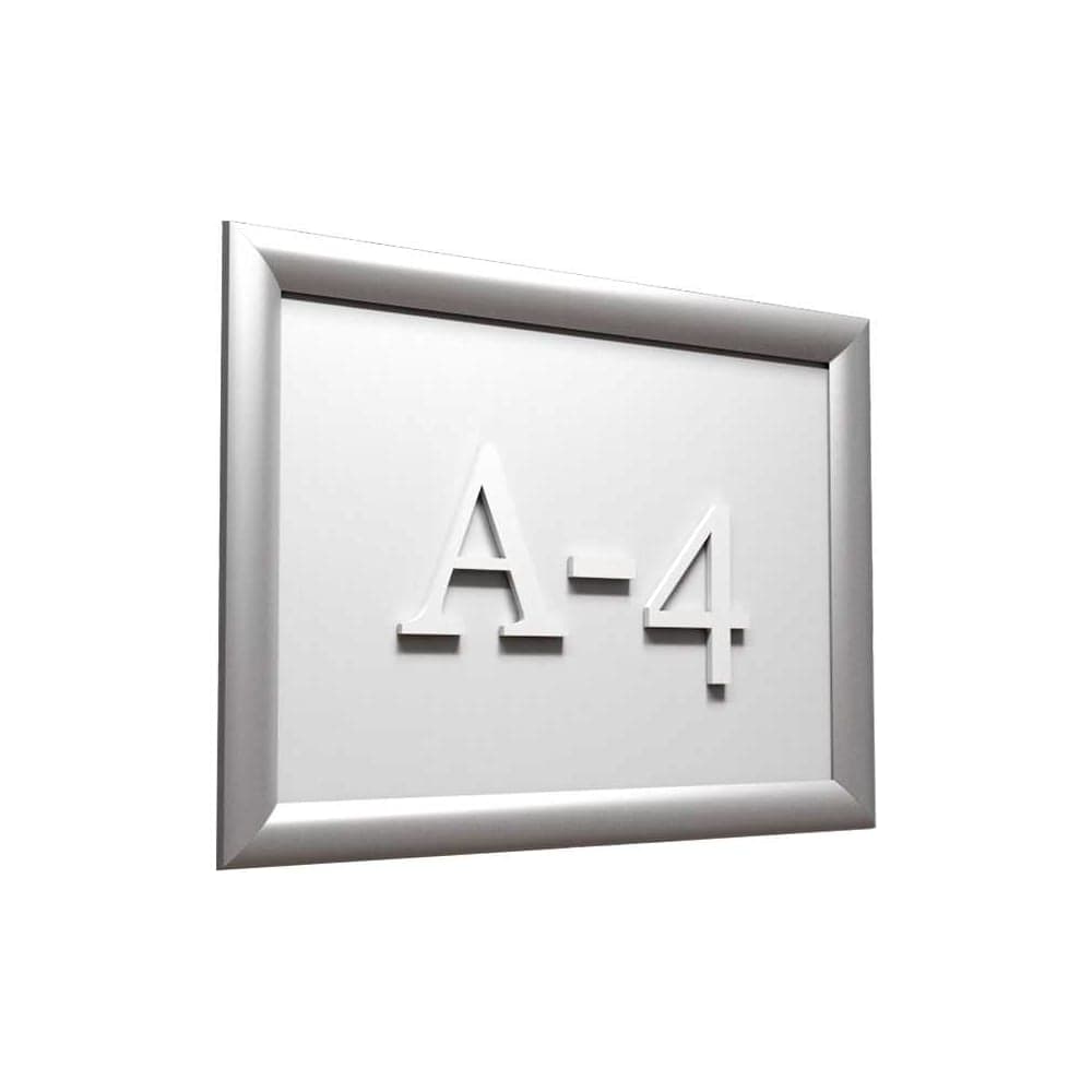 Клик-рамка алюминиевая VRT ПРОФИ-02.А4.Al 25мм для информации 4080