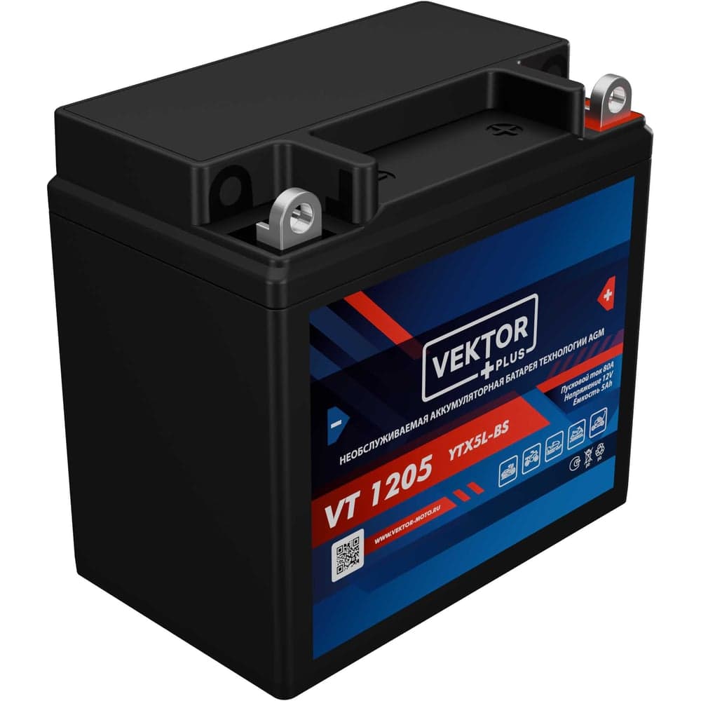 Аккумуляторная батарея VEKTOR PLUS VT 1205 Vektor Energy 19245