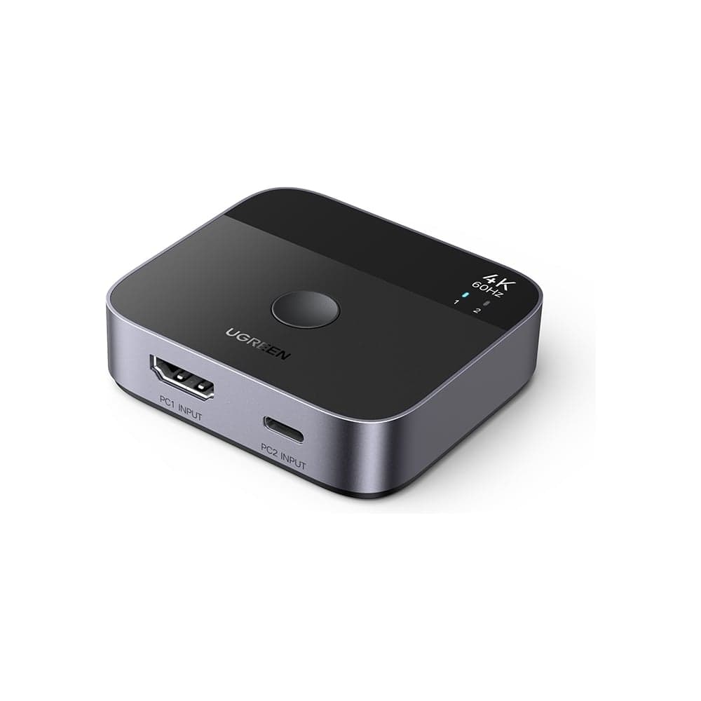 Переключатель UGREEN AW503 55452 USB-C+HDMI Switch 2 In 1 Out Up to 4K60Hz, черный 55452_