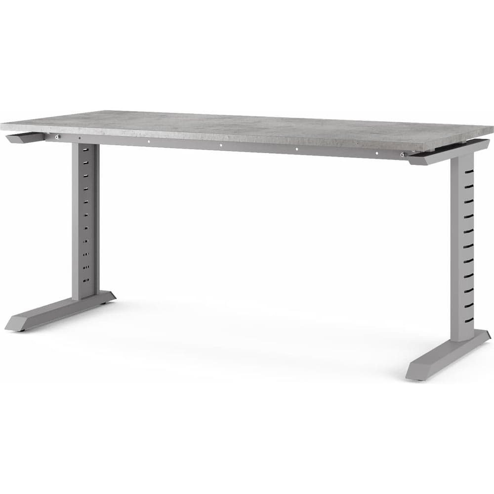 Стол офисный Kobor L2-160/70 aluminum/chicago 212321