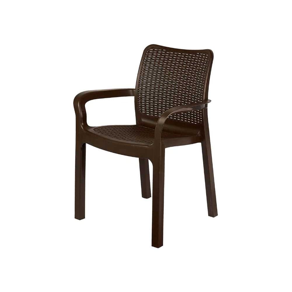 Кресло Ingreen Rattan 50.6x58x83.3 см, горький шоколад 231084