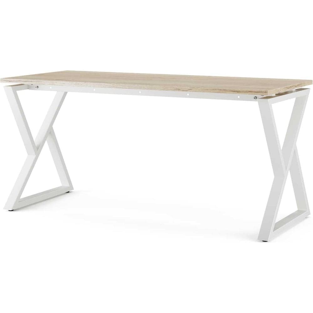 Стол офисный Kobor W-140/70 white/natural 211634