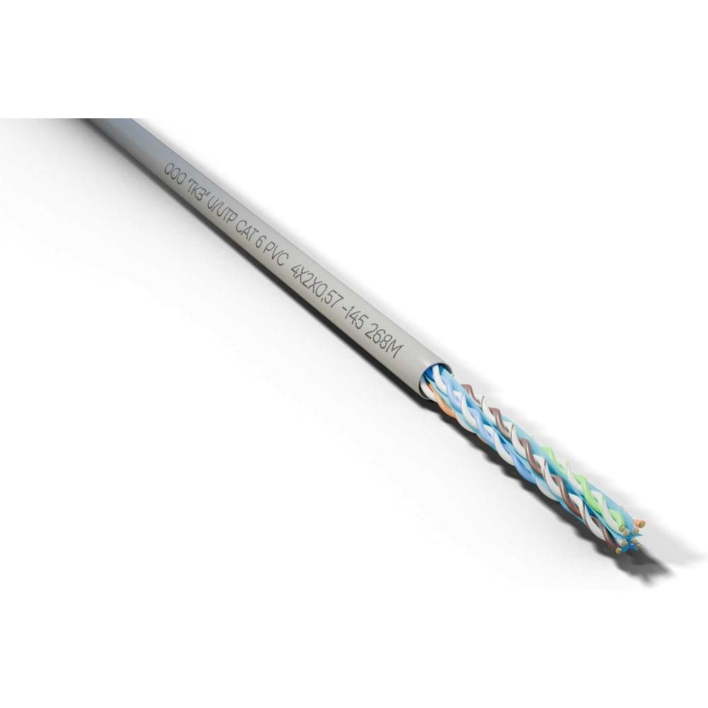 Кабель Фариаль U/UTP Cat 6 PVC 4x2х0,57 00-00001477