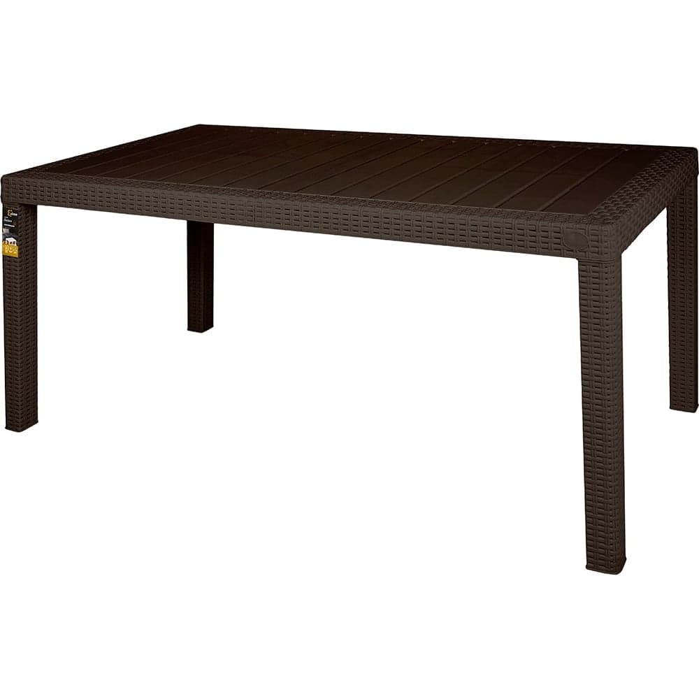 Стол садовый INGREEN Rattan 153,2x78,9x70,1 см, горький шоколад 231075