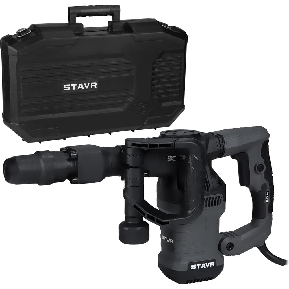 Молоток отбойный СТАВР SDS-MAX, 11,6Дж, 1400Вт, Stavr SDH 1400, 5,8кг, AVS, 3800уд/мин, кабель 5м (набор оснастки, кейс) 9030400124