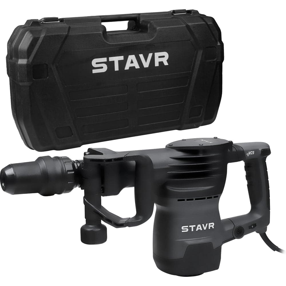 Молоток отбойный СТАВР SDS-MAX, 16.8 Дж, 9.7 кг, AVS 1600 Вт, STAVR SDH 1600 (в кейсе), 9030400114