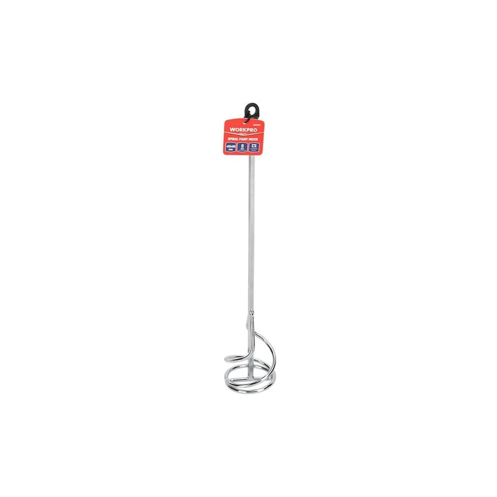 Миксер для краски и строительных смесей спиральный Workpro 80x400мм WP327001