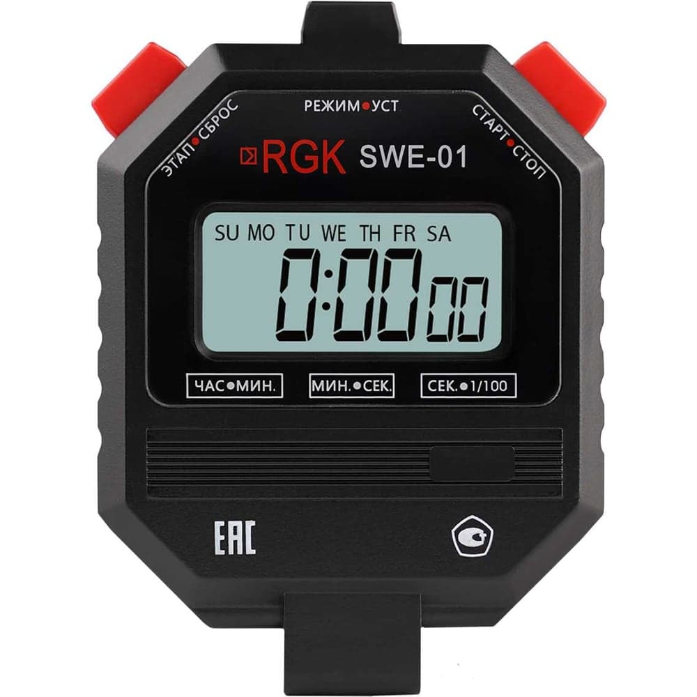Секундомер электронный RGK SWE-01 с поверкой 721913