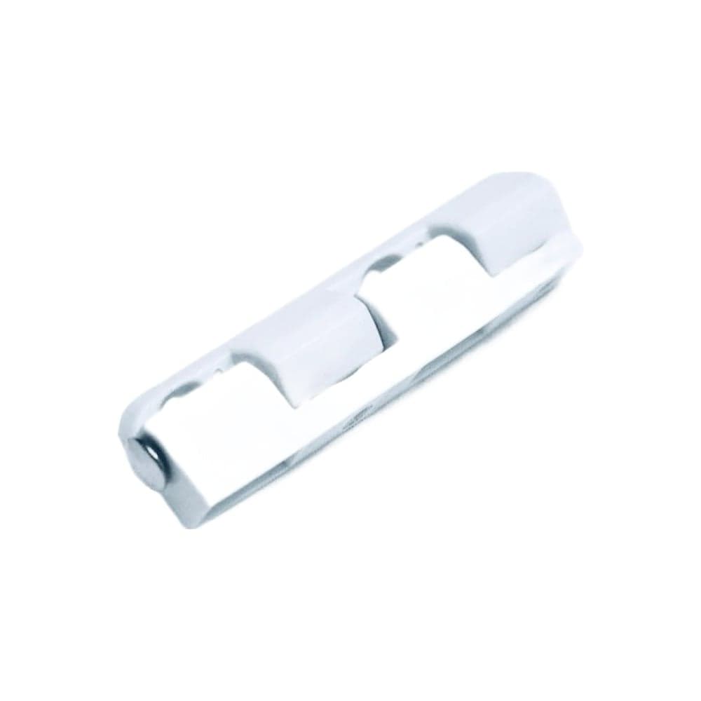 Петля для москитной сетки GREEN MAX ABS 52 мм, белая, 100 шт 1110
