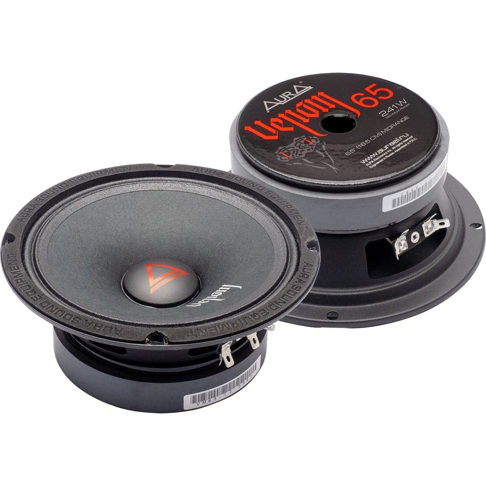 СЧ-драйвер AURA 6,5 (16,5 см), 4 Ом 160Hz-20kHz, 96 db, 121/241Вт, монт.глубина 74мм VENOM-65