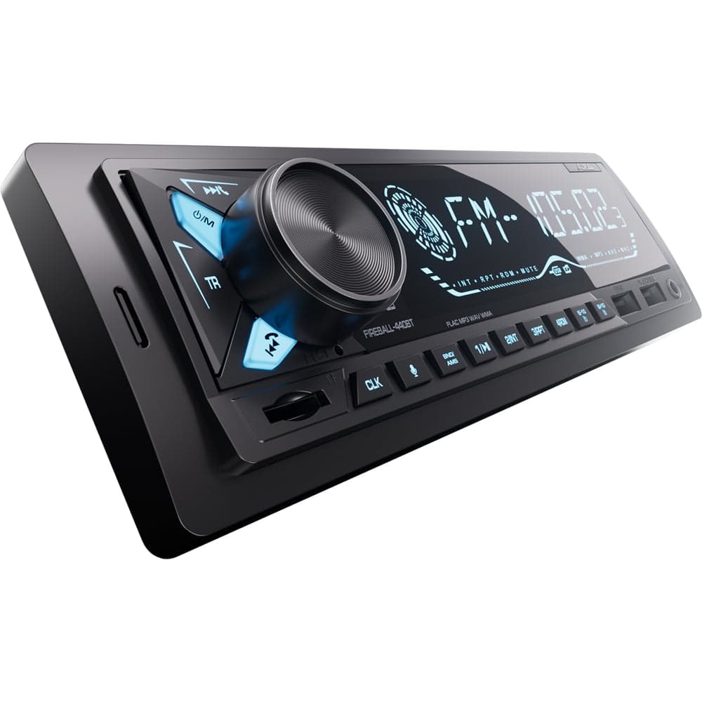 USB-ресивер AURA 4x51w, FLAC, 2xUSB/BT, 2 RCA, APP, 7 цветов, 10 EQ, ДУ FIREBALL-440BT