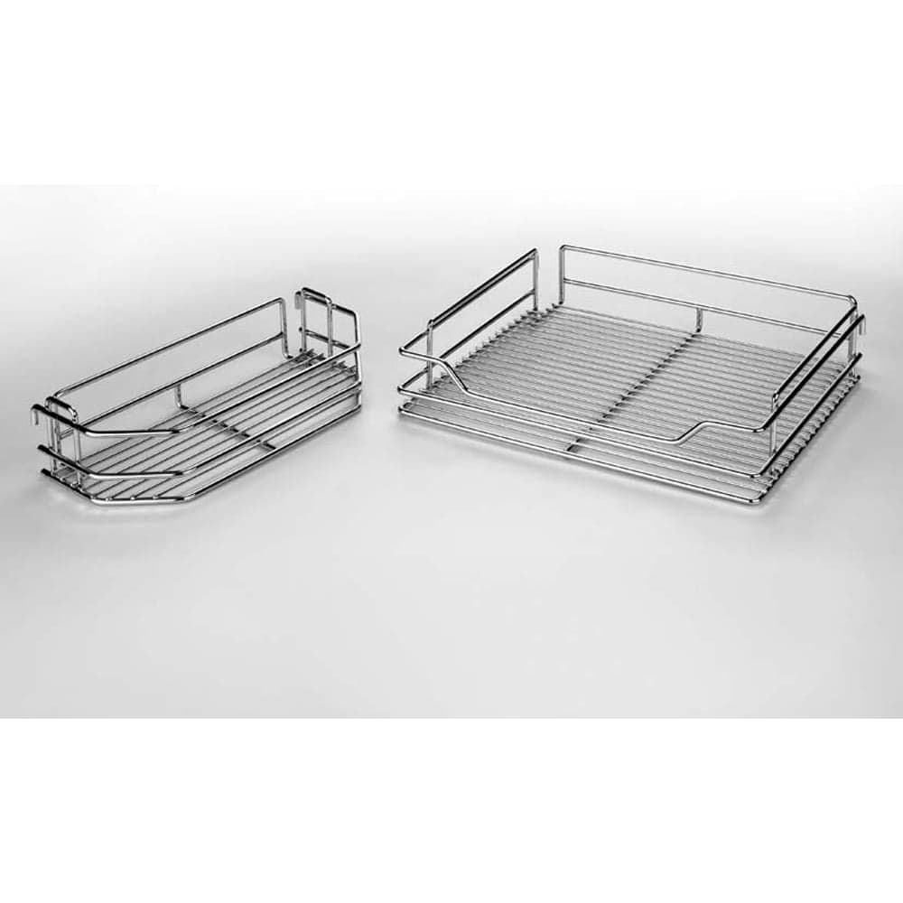 Выдвижная мини-колонна Mebax 2 корзины + 2 навесные, мм, (стальной пруток) модуль 450мм, 500х414х(600-750) 00-00003250