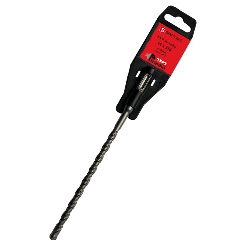 Бур по бетону SAMGRUPP SDS-plus 14x310 PIRANHA QUADRO SAMC-008414310