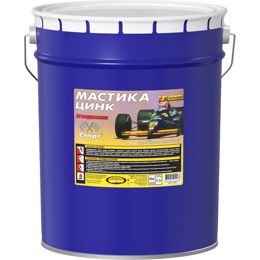 Мастика СТАРТ Цинк (21,5 л / металл) 4607952901278