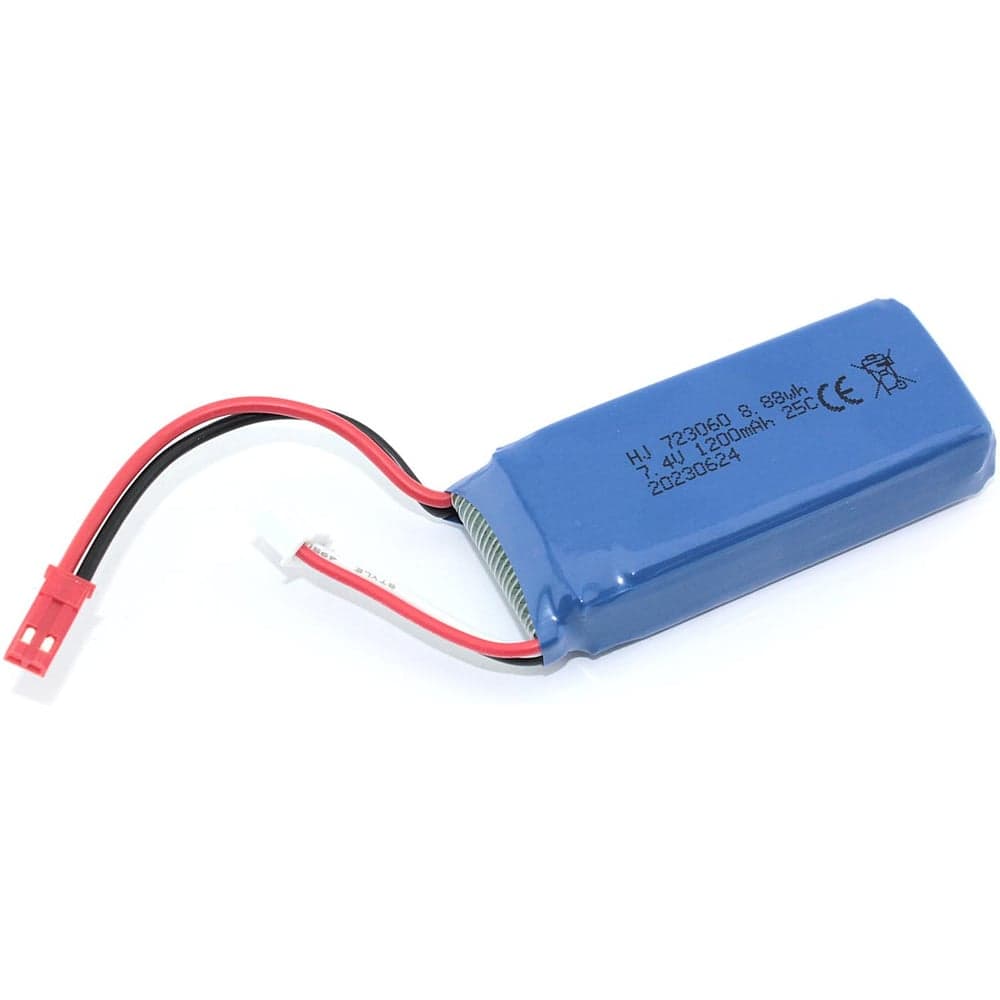 Аккумулятор AMPERIN Li-Pol 7.4V 723060 1200mAh JST 097017