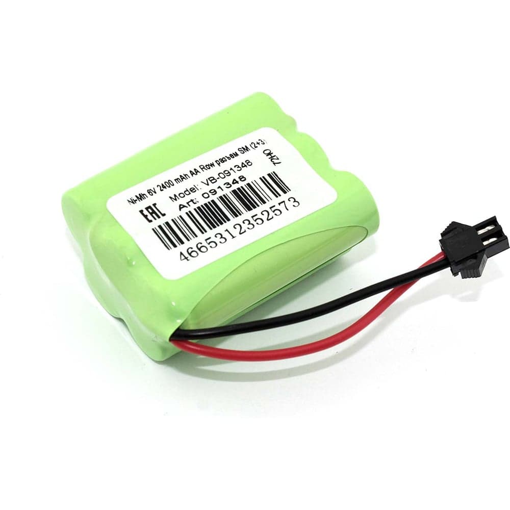 Аккумулятор AMPERIN Ni-Mh 6V 2400 mAh AA Row разъем SM (2+3) 091348