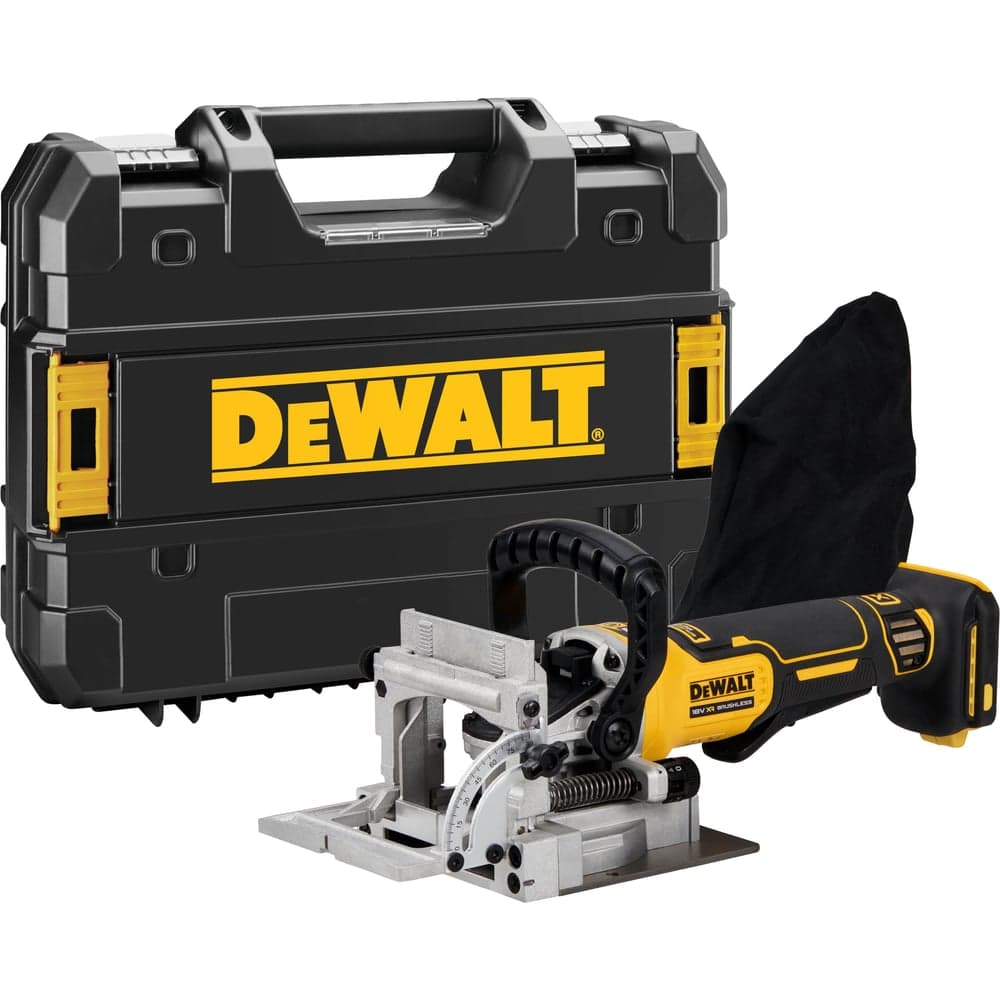 Аккумуляторный ламельный фрезер Dewalt DCW682NT, 18 В, 8000 об/мин, без АКБ и ЗУ, в кейсе TSTAK DCW682NT-XJ