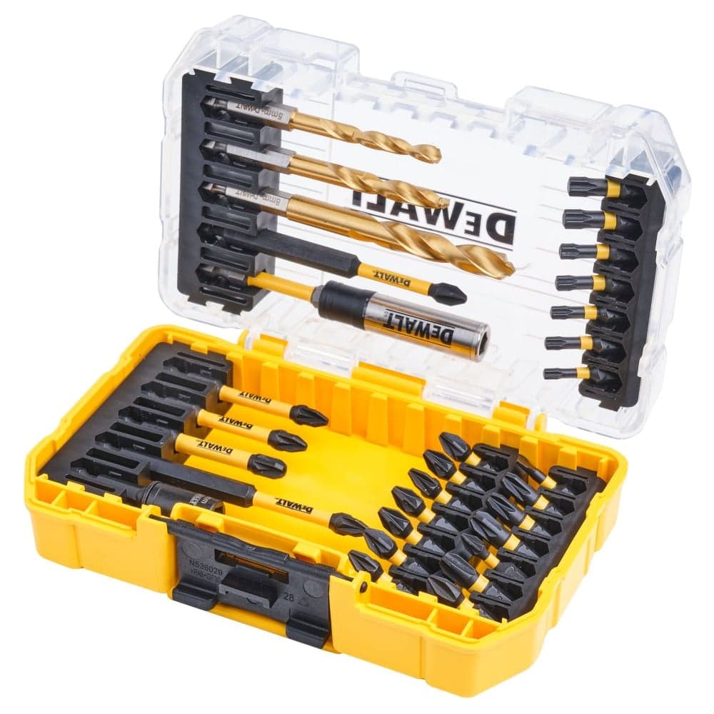 Набор бит, насадок и сверл в кейсе DEWALT DT70741T, FLEXTORQ 31 предмет DT70741T-QZ
