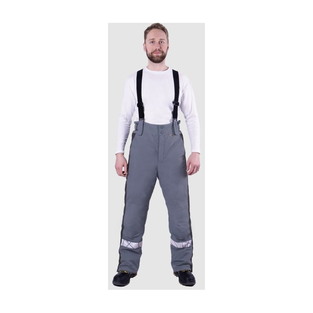 Брюки Iform ХАЙ-ТЕК SAFETY зимние, серый-черный (128-132, 182-188), шт, Брю 217/128/182