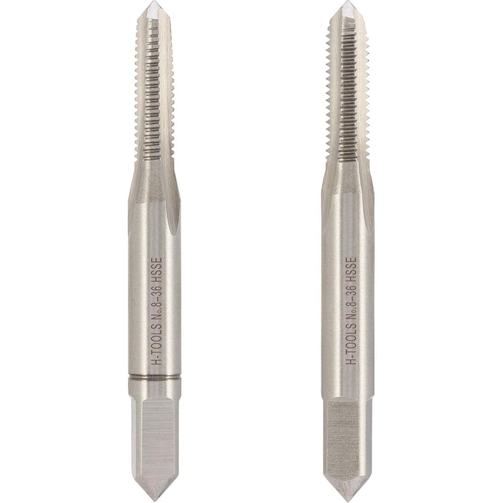 Метчик H-Tools UNF №8 -36 комплект из 2х шт. DIN2181 HSSE 2B L-40мм a=3.4 146008EHT