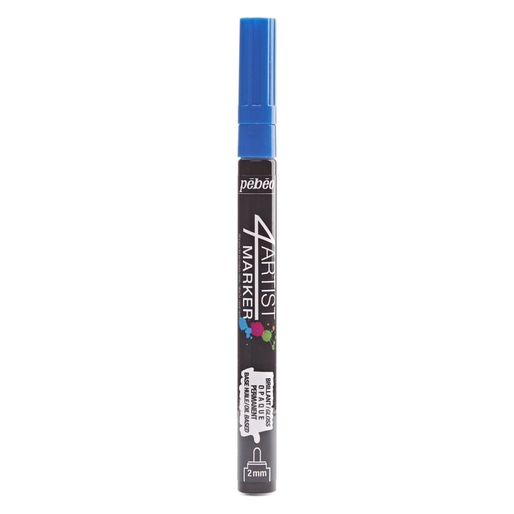 Маркер художественный PEBEO 4Artist Marker на масляной основе 2 мм перо круглое 6 шт. 580010 синий 470779