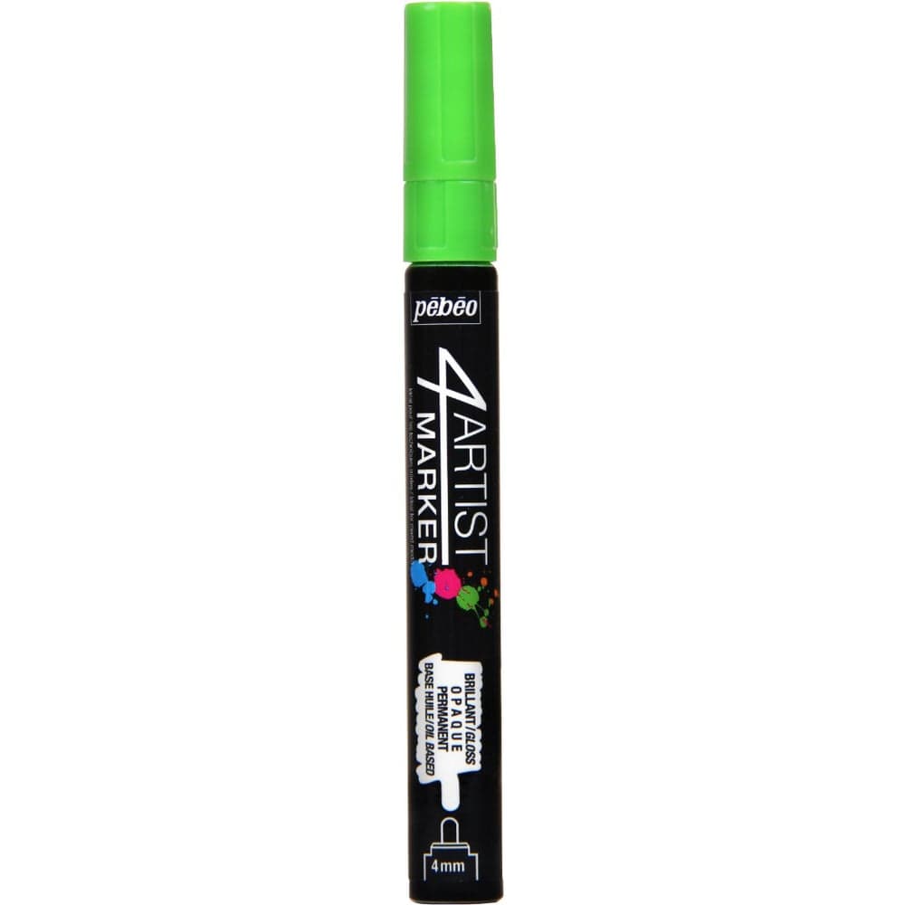 Маркер художественный PEBEO 4Artist Marker на масляной основе 4 мм перо круглое 6 шт. 580116 светло-зеленый 470798