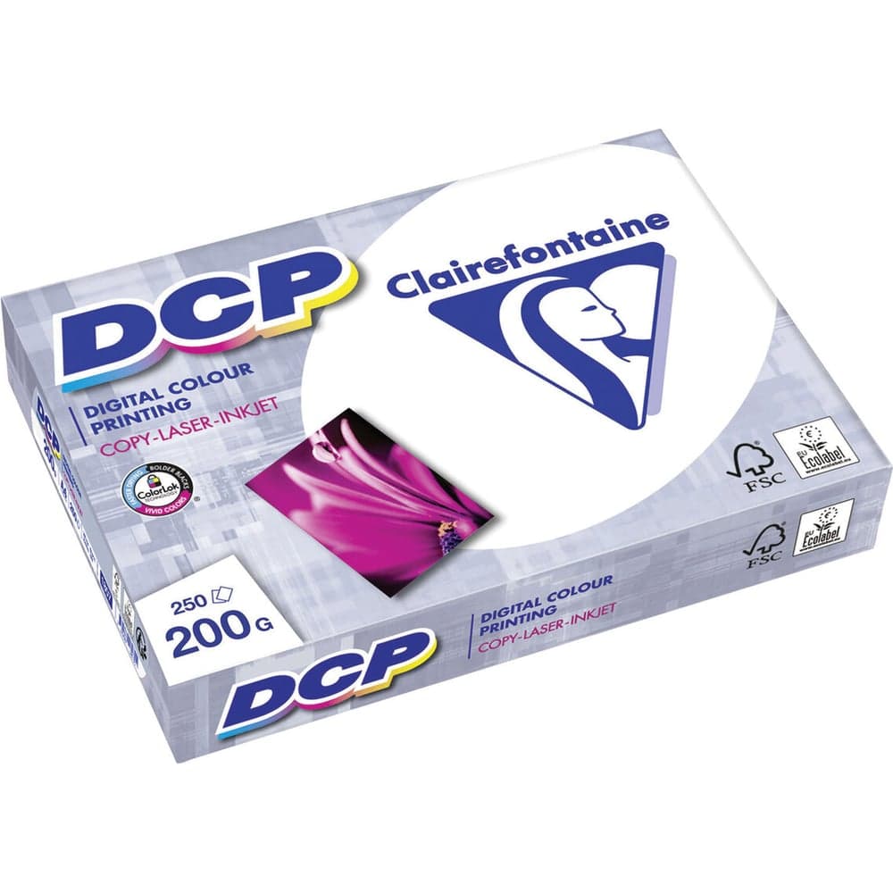 Бумага для лазерной и струйной печати ОФИСМАГ А4, 200 г/м2, 250 л., марка А++, CLAIREFONTAINE, Франция, 170проц. CIE, 1807C 117729