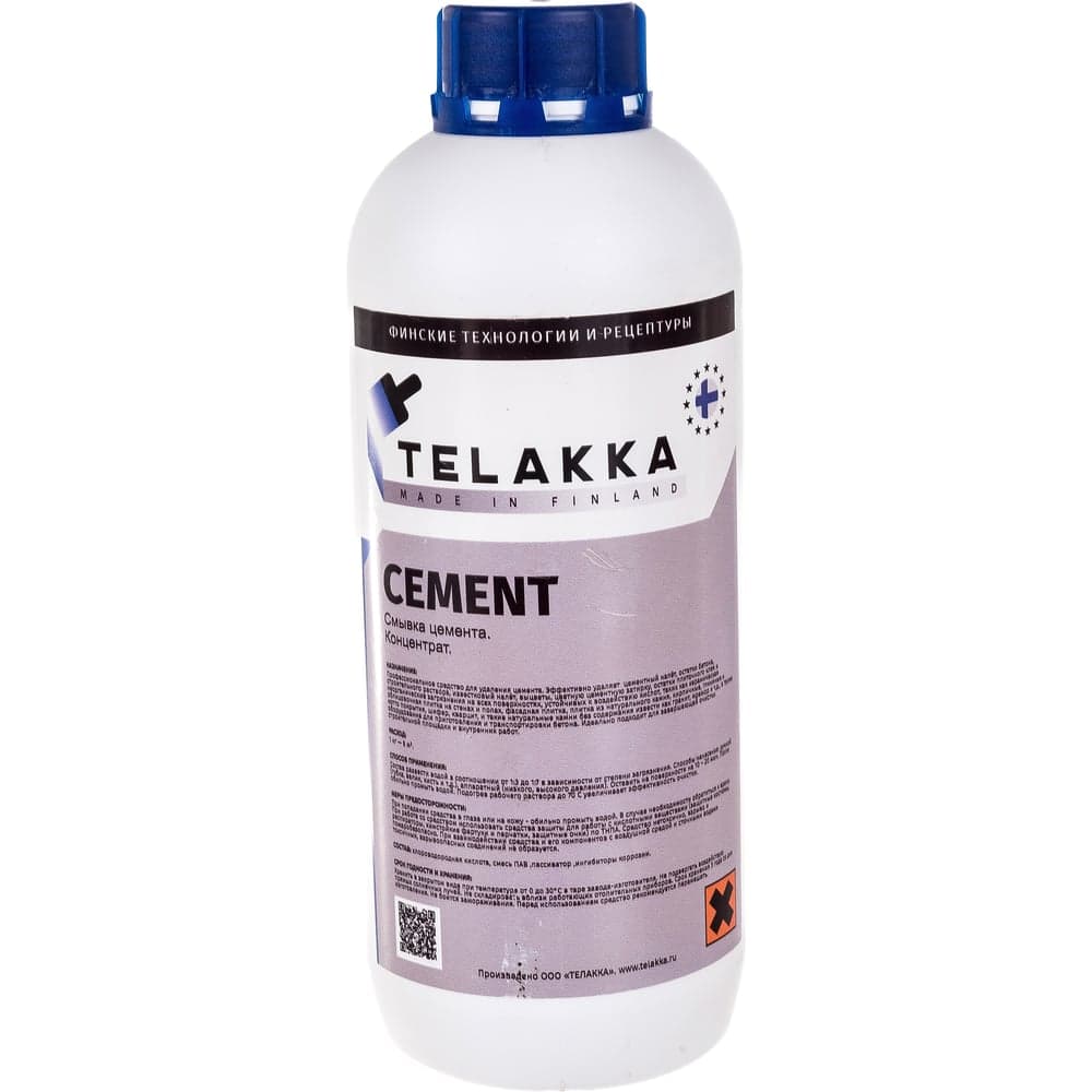 Смывка цемента Telakka CEMENT 1 л 4631160697463