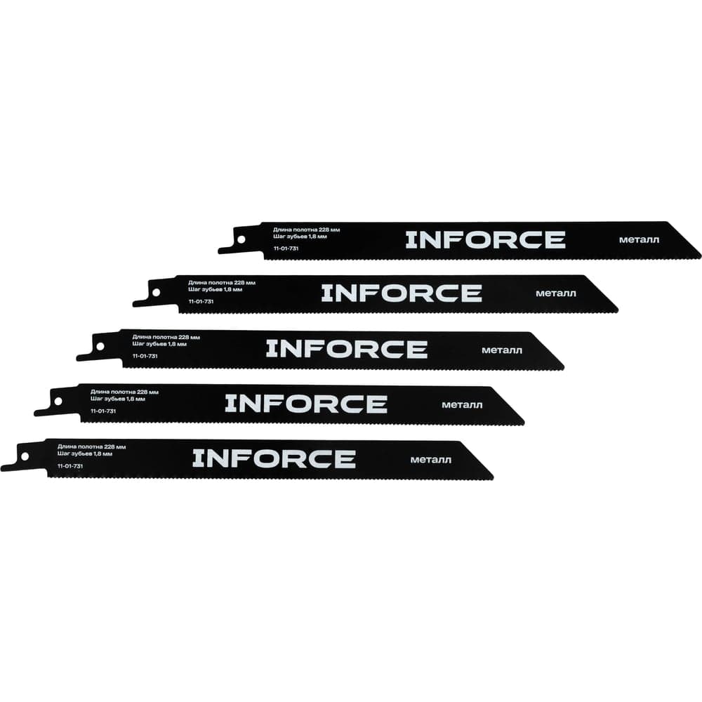 Полотна по металлу 228x1,8мм, 5 шт, Inforce 11-01-731