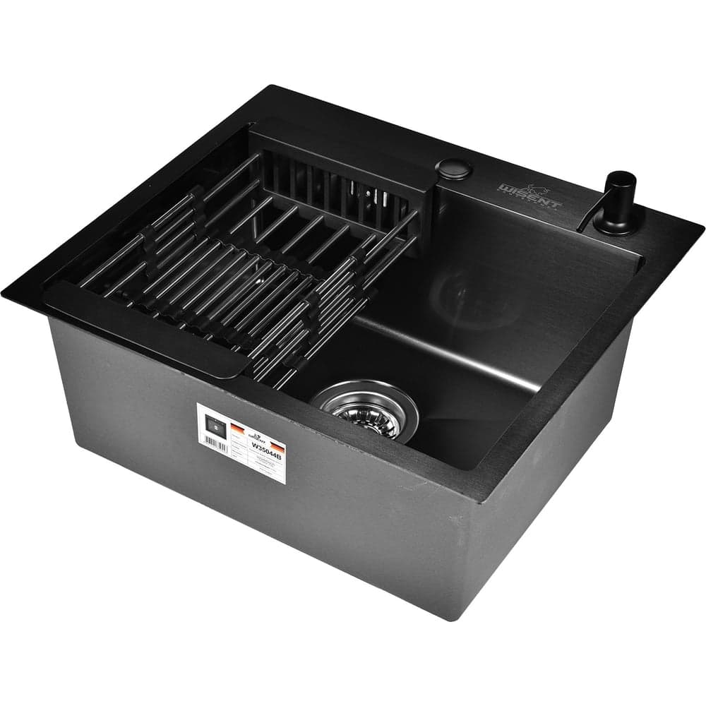 Комплект мойка из нержавеющей стали WISENT 5044B с PVD,с коланд. и дозат./КW35044B WS35044B/WGER019B/W405B/W302644B