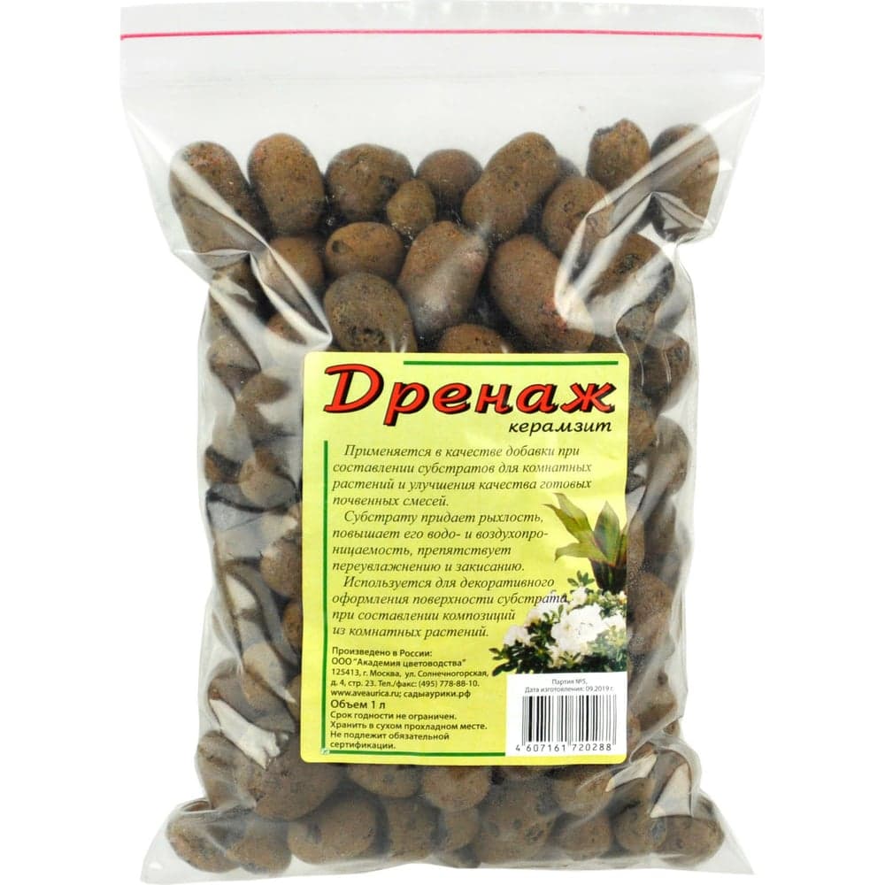 Дренаж Сады Аурики керамзит 1 л 050873