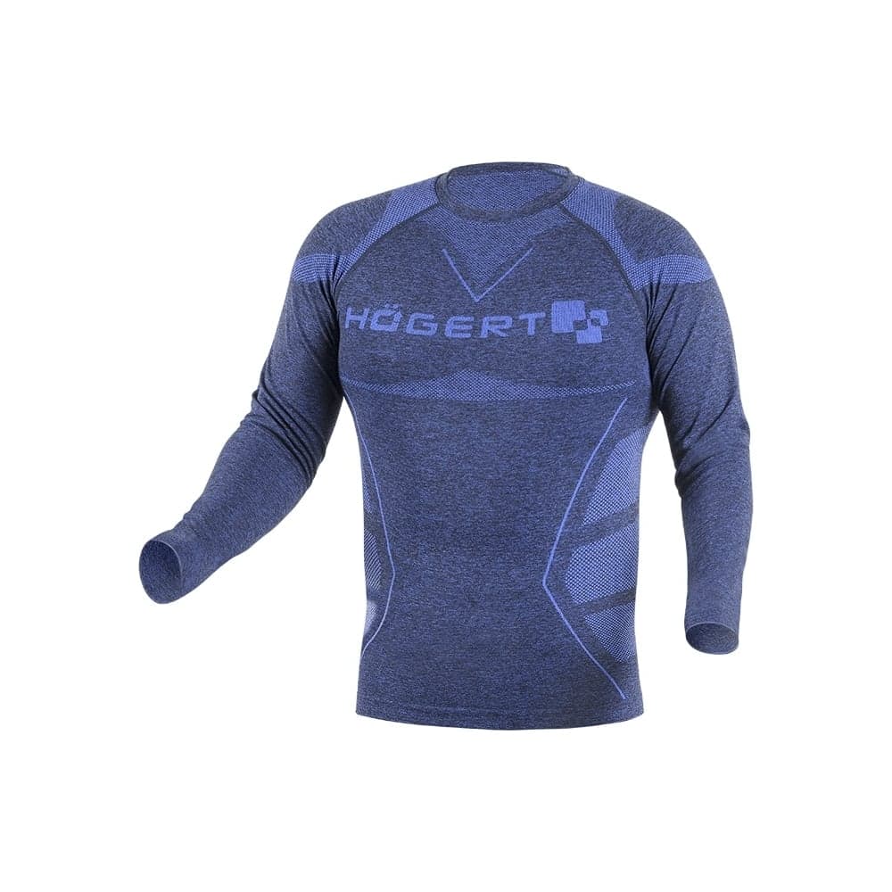Термоодежда-бесшовная кофта HOEGERT TECHNIK OSTE, синяя, XL-2XL HT5K390-XL-2XL