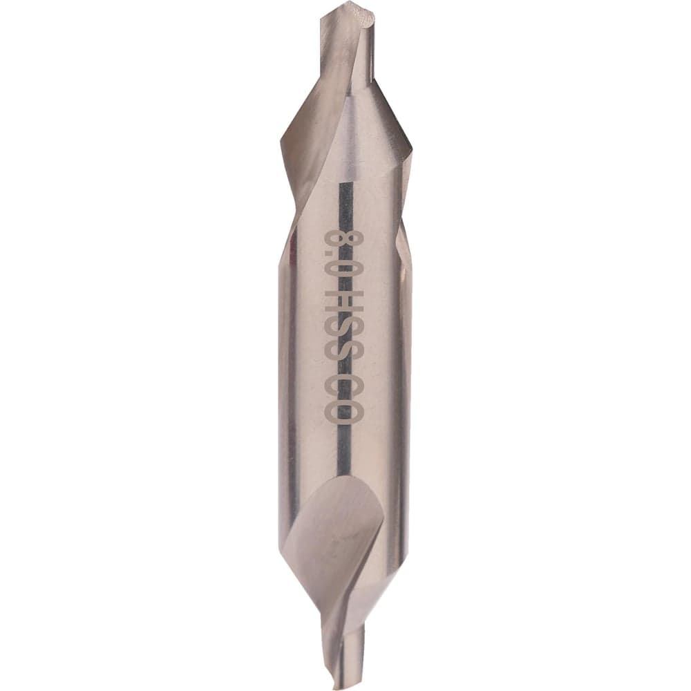 Сверло центровочное H-Tools тип А 8.0x80.0мм S=20мм DIN333 HSSE-Co5 11-036-LC012