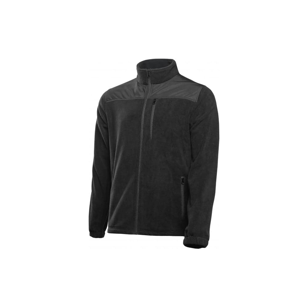 Флисовая толстовка с OXFORD черная 3XL (58) HOEGERT TECHNIK EZRA HT5K906-3XL