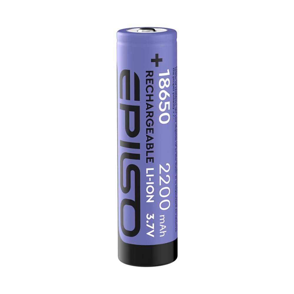 Аккумулятор Epilso 18650 2200mAh 3.7V без защиты EPB-18650-2.2-NP