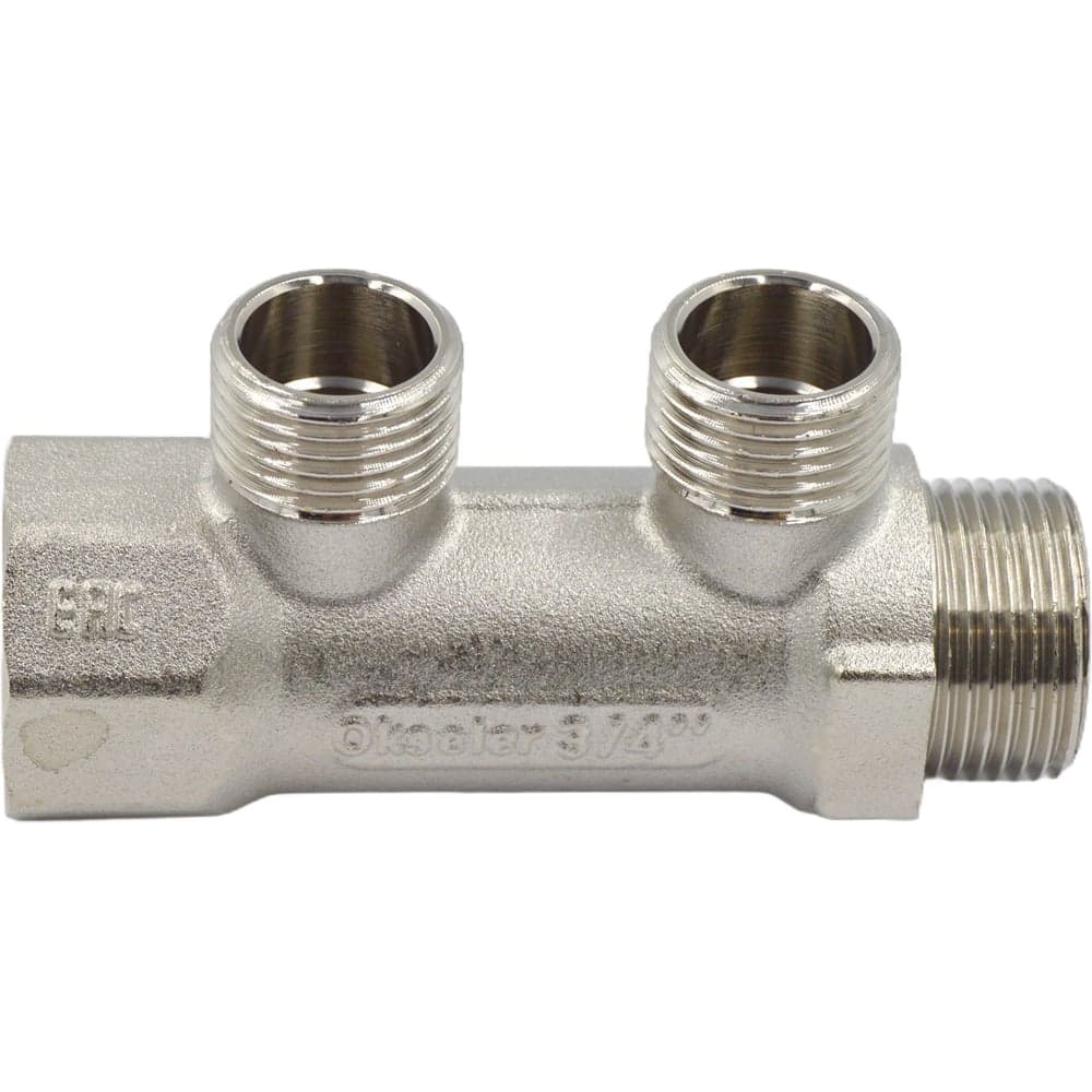 Коллекторы латунные Okseler 3/4x1/2НР 2 выхода oks00369