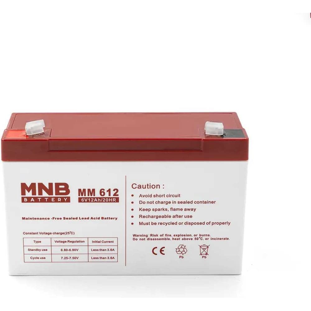 Аккумуляторная батарея MNB MM 612 УТ-00003171