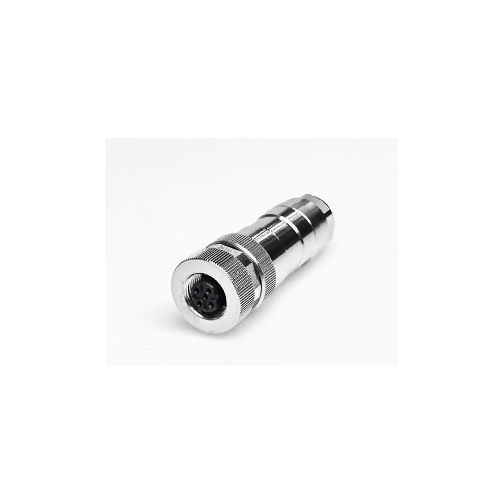Соединитель клеммный VELLEDQ M12P-BF05T, Розетка, Прямой с клеммником, Пластик 5-PIN IP65 125 AC/DC, 08-00038286