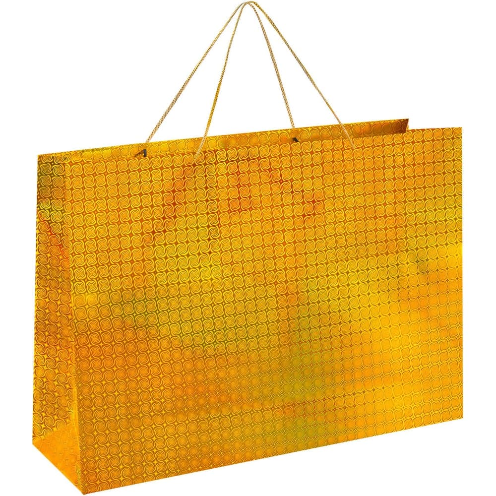 Пакет подарочный Золотая сказка 70x16x50см, BIG SIZE, голография, 1 штука, цвет в ассортименте 609732