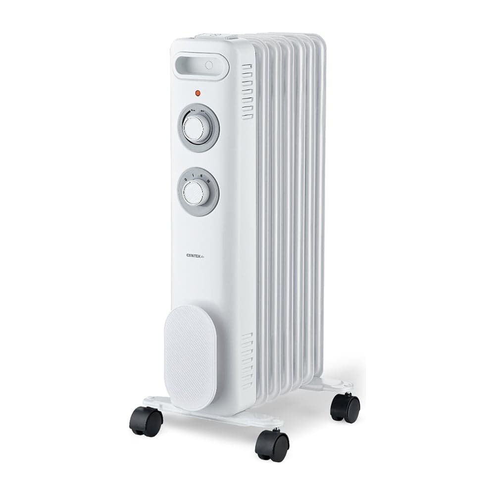 Масляный обогреватель Centek CT-6230-7 (белый) 7 секций (20м) 1500Вт, 3 режима защита от перегрева CT-6230-7 WHITE