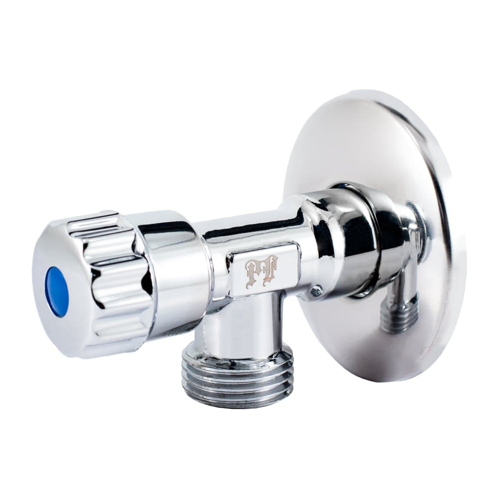 Угловой вентиль для бытовой техники PROFACTOR PF CHROME н/н 1/2 дюйма х 1/2 дюйма PF BAV 362