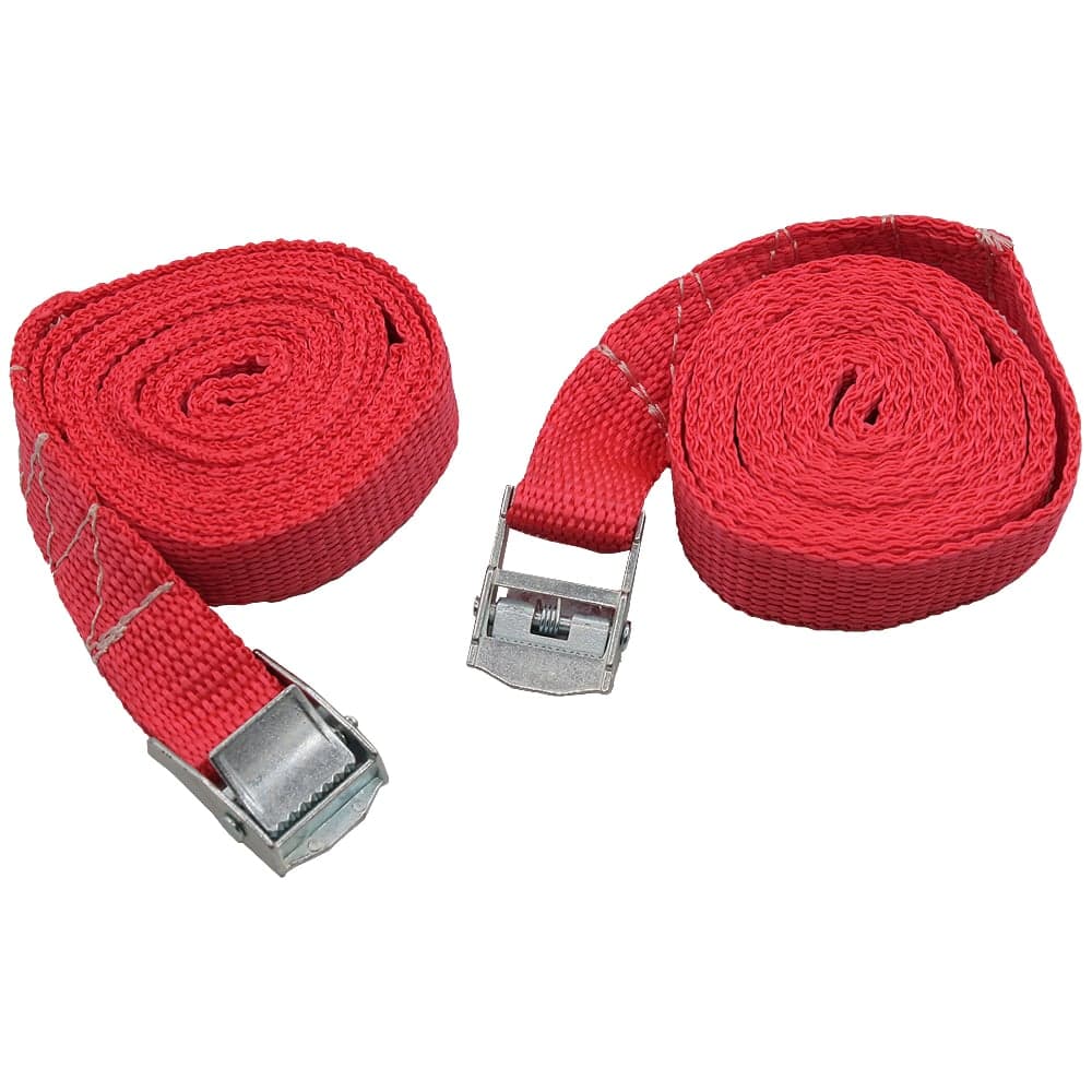 Ремень для крепления багажа REDMARK 2х25, 2,5 м, 0,4 т, быстрый зажим RMRKB2,5.0,4