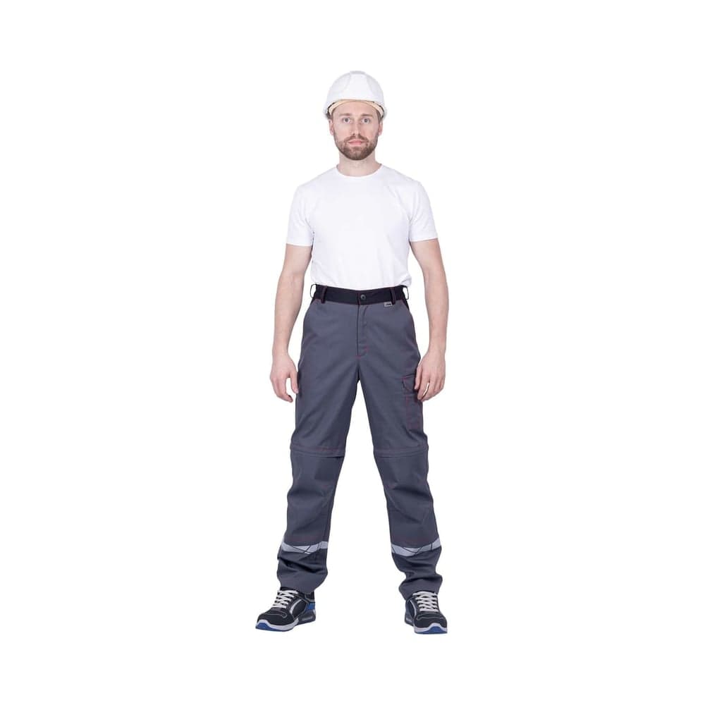 Брюки Iform ХАЙ-ТЕК SAFETY летние, серый-красный-черный (128-132, 170-176), шт, Брю 1605/128/170