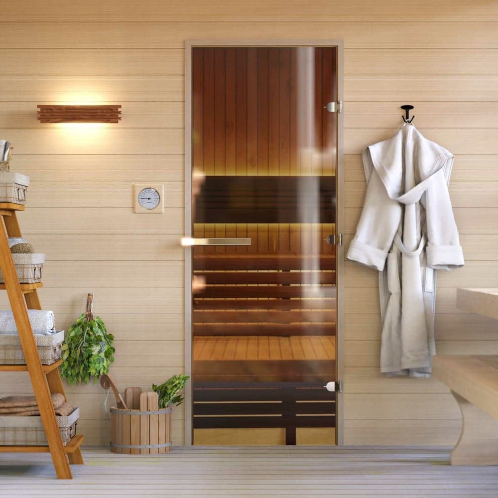 Дверь для бани DoorWood Бронза, 1800х700 мм УТ-00011684