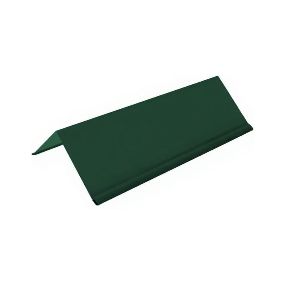 Конек с каплей МЕТАЛЛИК И КО 200x2000, оцинкованная сталь 0.40, RAL 6005, в пленке О0000051324