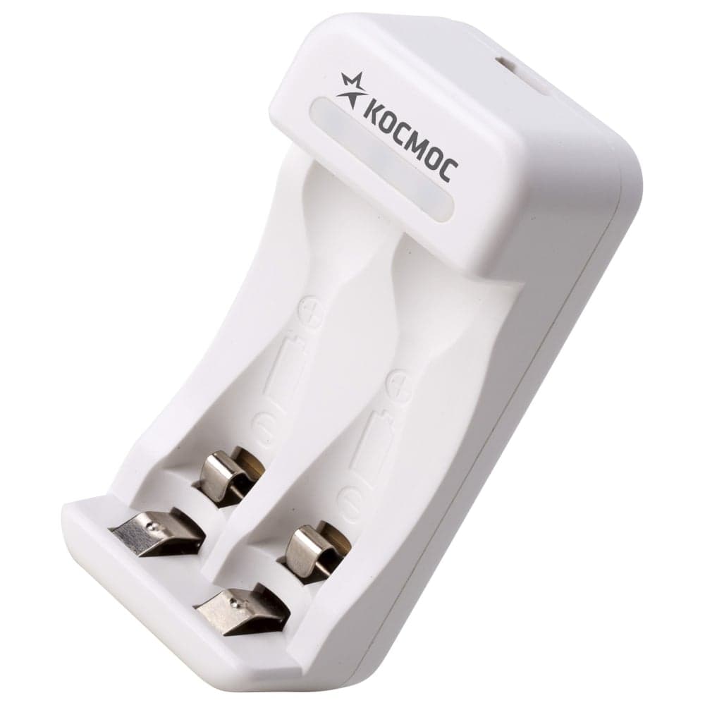 Зарядное устройство КОСМОС 1-2 AA/AAA питание от USB шнура KOC801USB