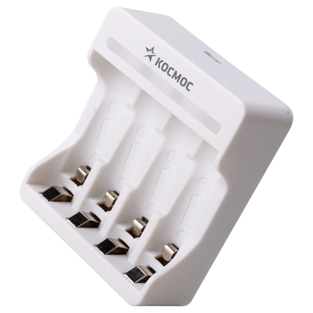 Зарядное устройство КОСМОС 1-4 AA/AAA питание от USB шнура KOC803USB